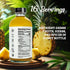 16 8oz Fire Brew Premium Shrub Roasted Pineapple Shrub | Concentrated Servings of the Healthiest Organic Ingredients