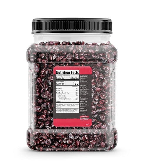 2.3 lb, Birch & Meadow Dried Cranberries, Sweetened, Salad & Granola