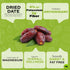 (80oz, 5 LB) NUT CRAVINGS - Dried Jumbo Medjool Dates, No Sugar Added, Unsulphured Sweet Healthy Snack, Vegan, Kosher