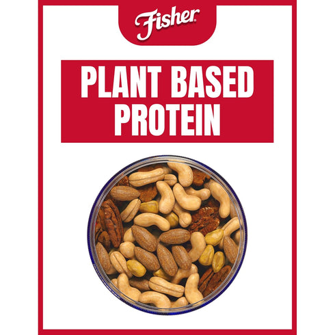 8.75 Oz Fisher Snack Oven Roasted Never Fried, Almonds, Cashews, Pecans, Pistachios, Made with Sea Salt, Deluxe Mixed