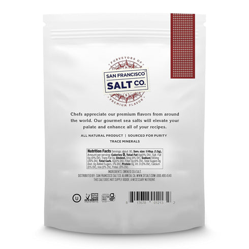 Cherrywood Smoked Sea Salt, 5 oz. Fine Grain by San Francisco Salt Company