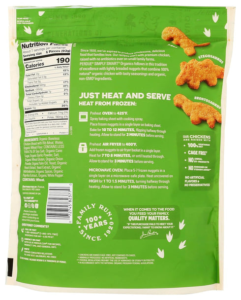 PERDUE 24 OZ Organic Simply Smart Dino Nuggets