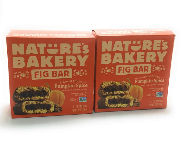 Nature's Nature Natures Bakery Fig Bars Seasonal Edition Pumpkin Spice 12 oz Pack of