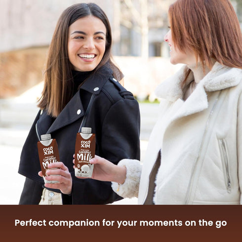 11 oz (Pack 12) 100% COCOXIM Ready to Drink Dark Chocolate Coconut Milk of | Vegan & Plant Based |Halal & Kosher