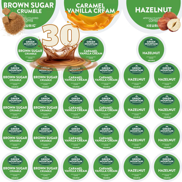 Custom Variety Pack 30-count K-Cup portion packs for Keurig K-Cup Brewers Variety with Green Mountain