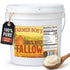 7lb 100% Farmer Bob's Beef Tallow for Cooking Bucket Pure Rendered Beef Fat for Cooking Frying & Grilling Keto, Paleo