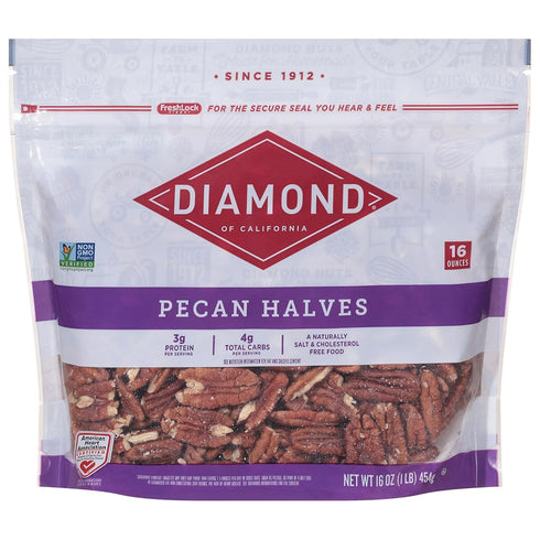 Diamond of California Pecan Halves, 16oz - 1 Count