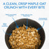100% 10oz (1-Pack) Greek Goddess Gourmet Maple Oat Granola with Pure Maple Syrup, Coconut, Extra Virgin Olive Oil