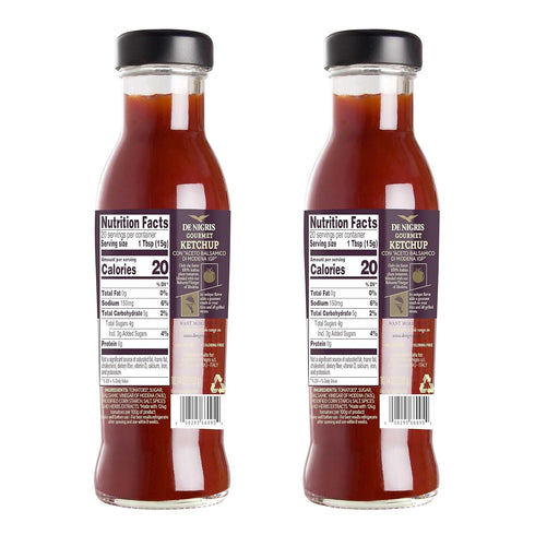 10,14 Oz (Pack 2) De Nigris Excellence line - Gourmet Italian Ketchup With Balsamic Vinegar Of Modena of | Ketchup