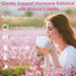 UBEEKOO 30 Hormone Balance Tea for Women, Organic Herbal Tea with Red Raspberry Leaf, Tulsi, Spearmint, Nettle for PMS