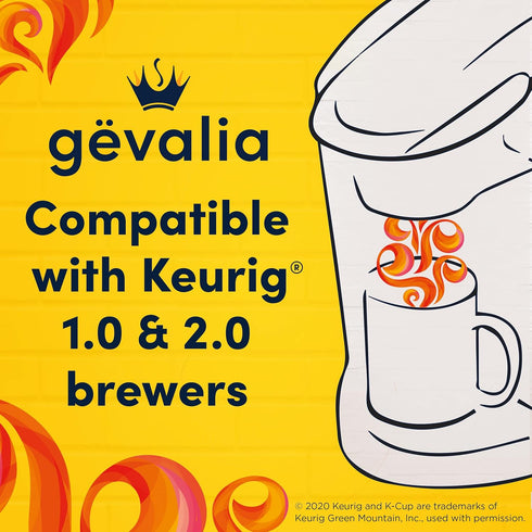 84 Gevalia Signature Blend Mild Light Roast K-Cup Coffee Pods, ct Box