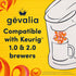 84 Gevalia Signature Blend Mild Light Roast K-Cup Coffee Pods, ct Box