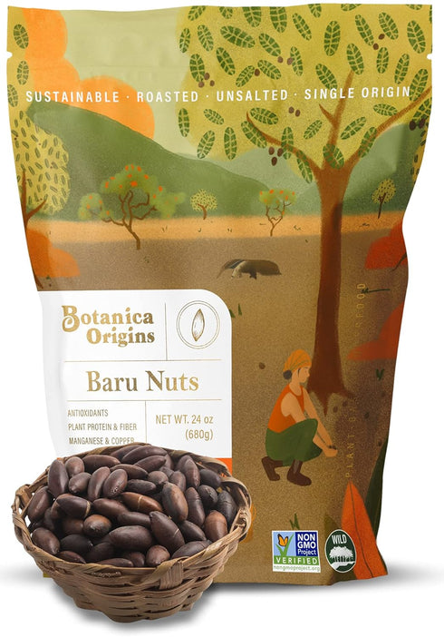 Botanica Baru Nuts, 24 oz | Roasted | Wild | Unsalted |