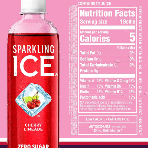 Pack, 17 oz, 12 count (Pack 2) Sparkling Ice Purple Variety Flavored Water, Zero Sugar, with Vitamins and Antioxidants