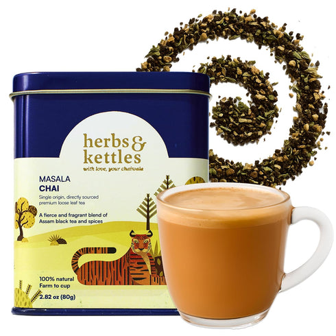 Herbs & Kettles Chai - Masala | Authentic Indian Chai Tea with
