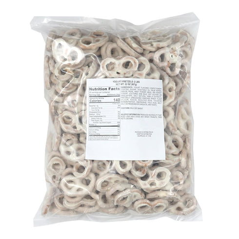 2 Yogurt Covered Pretzels, Pound Bulk Bag, Yogurt Pretzels, White Candy, The Hampton Popcorn & Candy Company