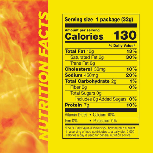7g 1.15 oz. (14 Count) Slim Jim Beef 'N Cheese Smoked Meat Sticks, Original Flavor, Protein Per Serving