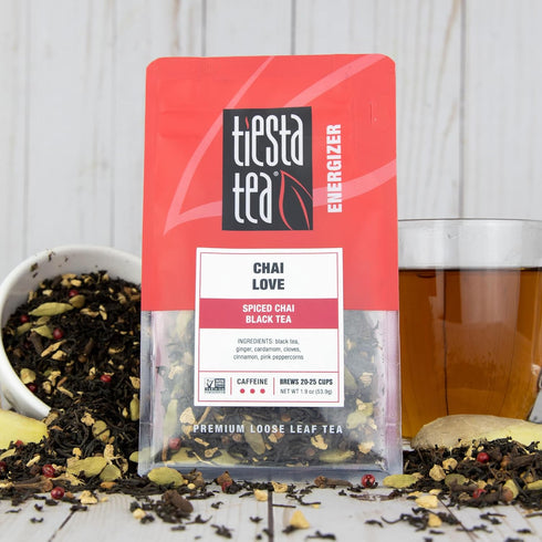 Tiesta Tea Black Loose Leaf Tea Gift Box, 3 Pouches, High Caffeine Hot & Iced Tea Variety Pack with Chai, Fruit &