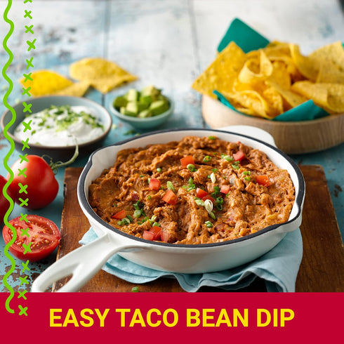 1 16 oz (Pack 12) Old El Paso Traditional Canned Refried Beans, Can