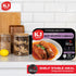 (3 Pack) KJ Poultry Kosher for Passover Gluten Free Meals, Beef Stuffed Cabbage Rolls in Gravy Prepared Entree Fully