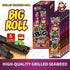 Big Roll Grilled Seaweed Snacks by Tao Kae Noi - BBQ Flavor Nori Sheet Rolls, Healthy Snacks, 6 Pack