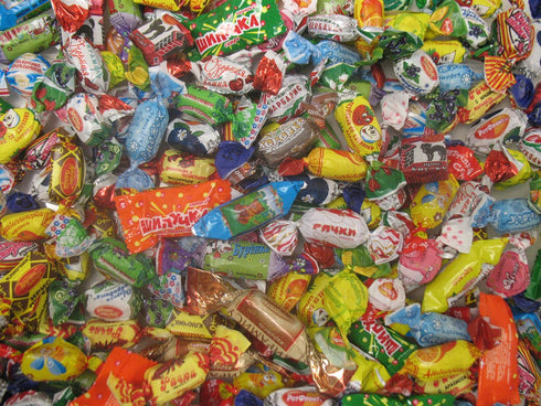 (1 Lb) Back To USSR Chocolate, Caramel, Jelly, Fudge, & Taffy Candy Mix {Assortment Of The Most Popular Russian