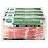 Pedersons Farms, Organic Pork Bacon, Whole30 (4 Pack, Use/Freeze) 8oz No Sugar