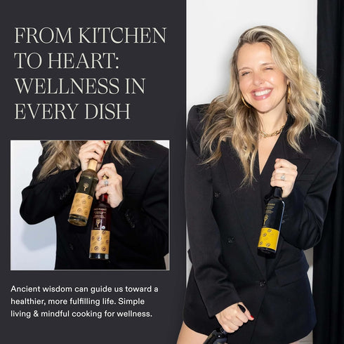 200ML Fancy Peasant Aged Balsamic Vinegar, Organic Vinegar for Cooking, Traditional Greek Balsamic Vinaigrette