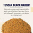 Shawhan Farms Gourmet Parmesan Inspirations Tuscan Black Garlic Seasoning Topper Finishing Blend - 7 Oz