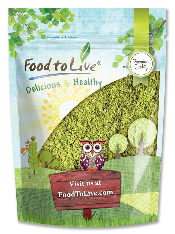 Food to Live - Spinach Powder, 4 Ounces Finely Ground Dehydrated Leaves,