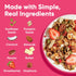 8 oz. 1 Count NuTrail Nut Granola Cereal, Vanilla Strawberry, No Sugar Added, Keto, Low Carb, Gluten Free, Grain Free