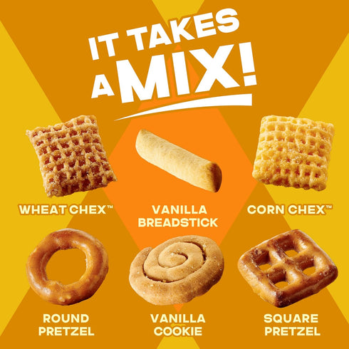 Chex Mix 13.5 oz Honey Nut Sweet and Salty Snack Mix, Snacks, Family Size