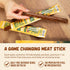 10g (1 oz, 10 Pack) Grazly Grass-Fed Beef Sticks Made with Only Beef, Spring Salt & Collagen Casing Clean, High-Protein