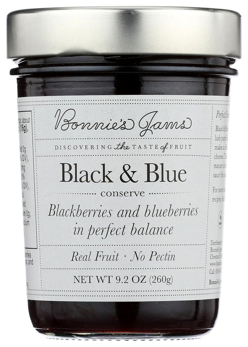 Bonnie's Jams Black and Blue, 8.75 Ounce