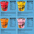 Pack, 8-Pack 32g Hethstia High Protein Ramen Variety Instant Ramen Noodle Soup Cups (Chicken, Beef, Spicy Kimchi, Spicy