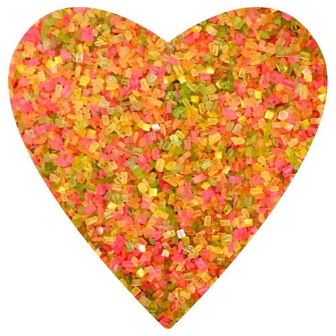 COOL MOM SPRINKLES Tropical Cocktail Sugar Sprinkles (4 oz.) - Hawaiian Luau Themed Sugar for Decorating Desserts