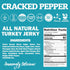 1oz 12 Pack Field Trip Turkey Jerky, Gluten Free, Low Carb, Healthy High Protein Snacks, No Nitrates, All Natural