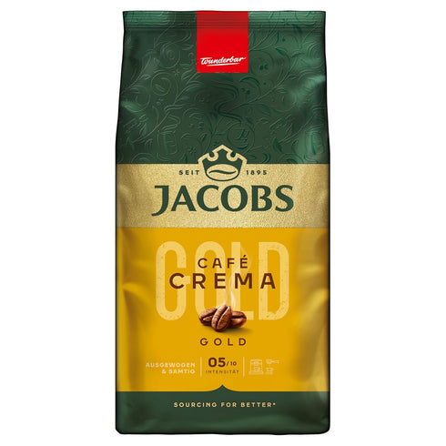 Jacobs Crema Whole Bean Coffee 1000 Gram / 35.2 Ounce (Pack of
