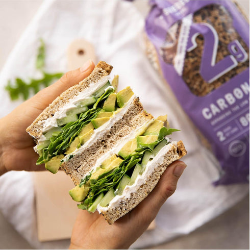 Pack 4 Carbonaut Low Carb Bread, Keto Bread, Keto-Certified Food, Snack, Meals, Non-GMO, Vegan Bread of (Low Carb