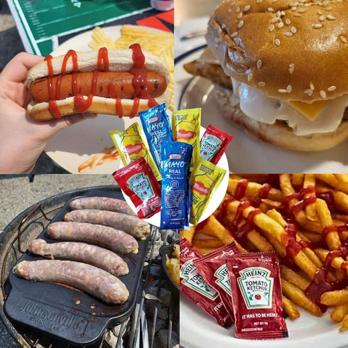 25 25 25 Packets 75 Packs 25 packets Ketchup, Mustard & Mayo - Total Condiment (approximately each)