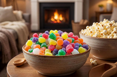EMPORIUM CANDY TASTY TREATS FOR THE TUMMY 2 lb Spice Drops Gumdrops Candy Old Fashioned Assorted Spice Jellies, Chewy
