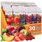 Fruit Leather Strips 30 Count | Real Fruit Variety Pack with Strawberry,