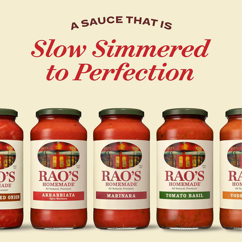 24 oz, (Pack 4) Rao's Homemade Tomato Sauce, Sensitive Formula, All Purpose, Keto Friendly Pasta Sauce, Premium Quality