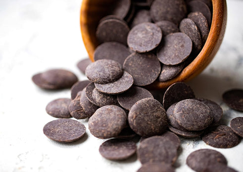 2 Food to Live Cacao Paste Wafers, Pounds - Premium Raw Cacao Liquor, Pure, Unsweetened, Vegan, Bulk. Rich