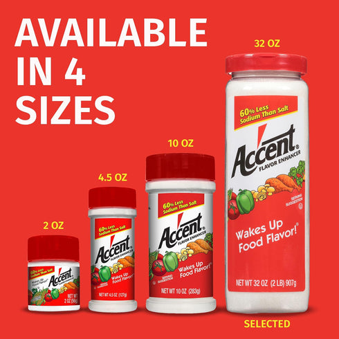 Ac'cent 10 All Natural Flavor Enhancer, Ounce