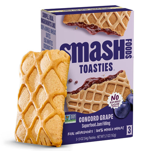 Smash Foods , Smash Toasties Concord Grape, 5.7 Ounce