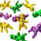 MEMOVAN 24PCS Mardi Gras King Cake Babies 1.2inch Purple Green Gold Tiny