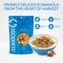 100% 10oz (3-Pack) Greek Goddess Gourmet Harvest Granola with Pecans, Almonds, Coconut & Maple Syrup, Whole Grain Oats
