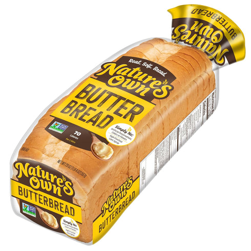 20 oz Nature's Own Butterbread, Non-GMO Bread, Sandwich Bread, Loaf