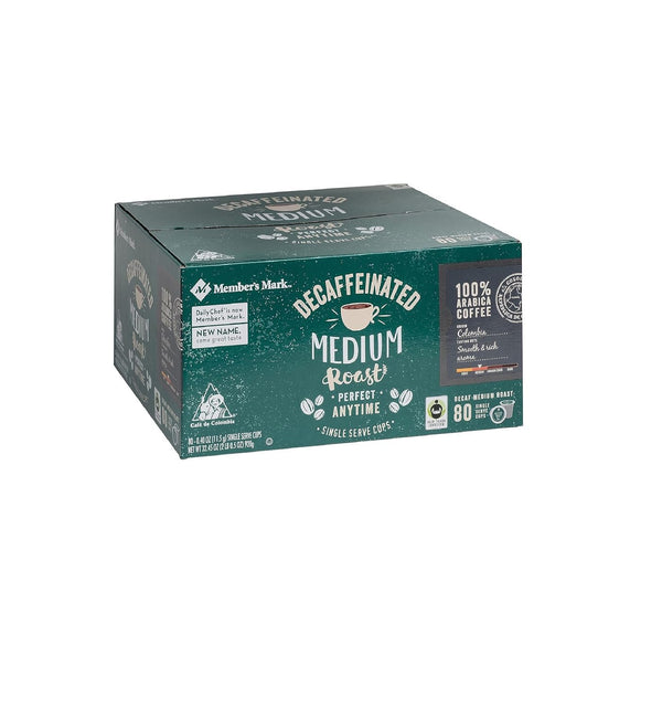 MEMBERS MARK Member's Mark 80 Count Decaf Medium Roast, 0.41 Ounce
